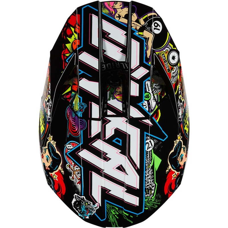 Παιδικό κράνος motocross O'Neal 3SRS Crank ματ πολύχρωμο