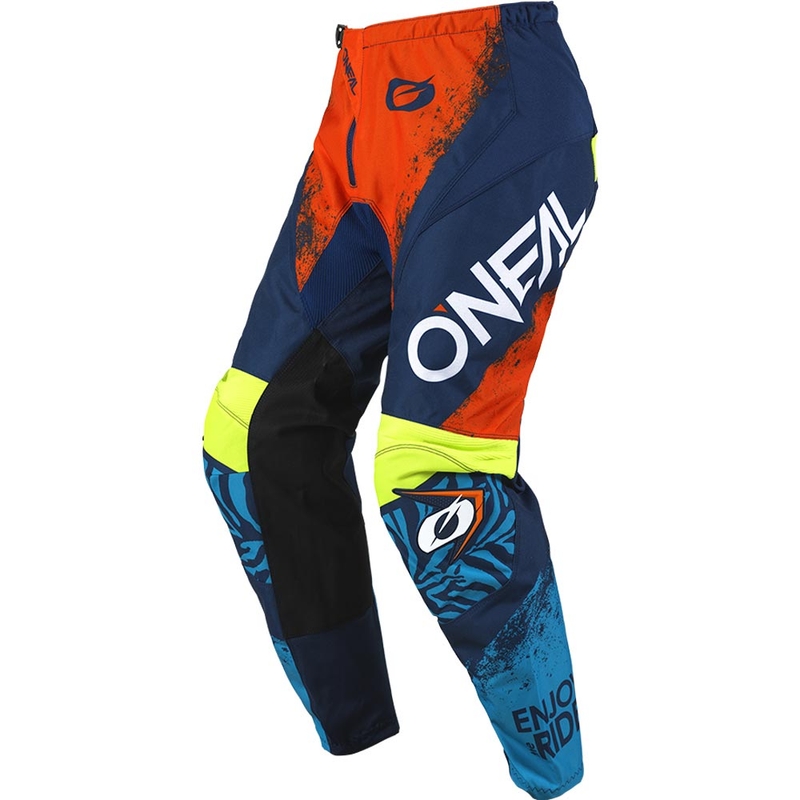 Παιδικό Παντελόνι Motocross O'Neal Element Shocker Μπλε-Πορτοκαλί