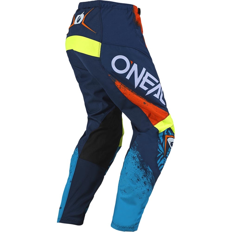 Παιδικό Παντελόνι Motocross O'Neal Element Shocker Μπλε-Πορτοκαλί