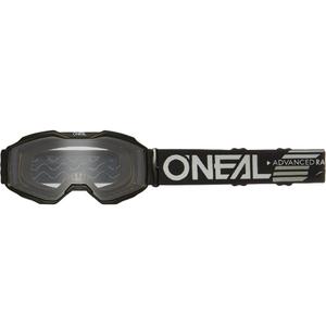 Παιδικά γυαλιά μοτοκρός O'Neal B-10 Solid, μαύρα με διαφανή φακούς