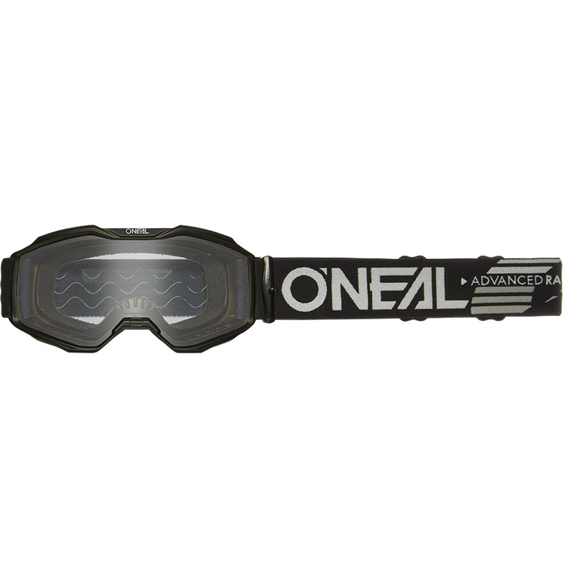 Παιδικά γυαλιά μοτοκρός O'Neal B-10 Solid, μαύρα με διαφανή φακούς
