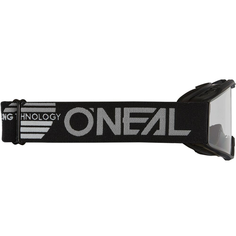 Παιδικά γυαλιά μοτοκρός O'Neal B-10 Solid, μαύρα με διαφανή φακούς