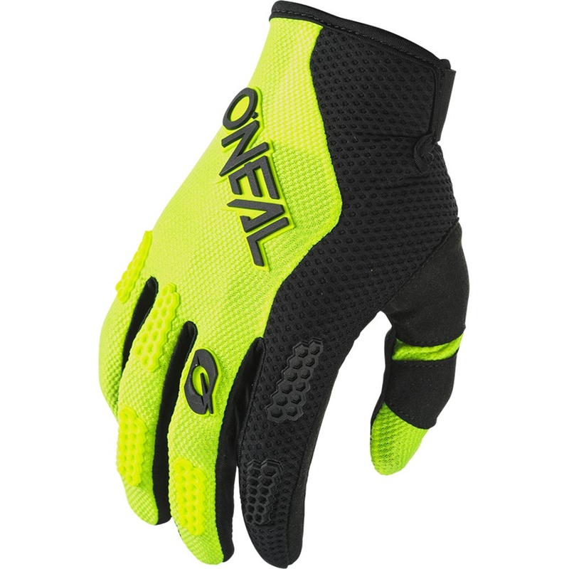 Παιδικά γάντια μοτοκρός O´Neal Element Racewear μαύρο-φθορίζον κίτρινο