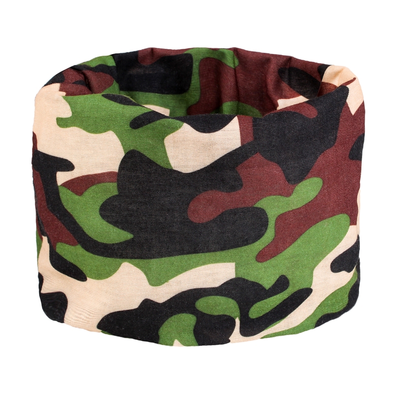 Πολυλειτουργικό κασκόλ μοτοσικλέτας RSA Camo πράσινο