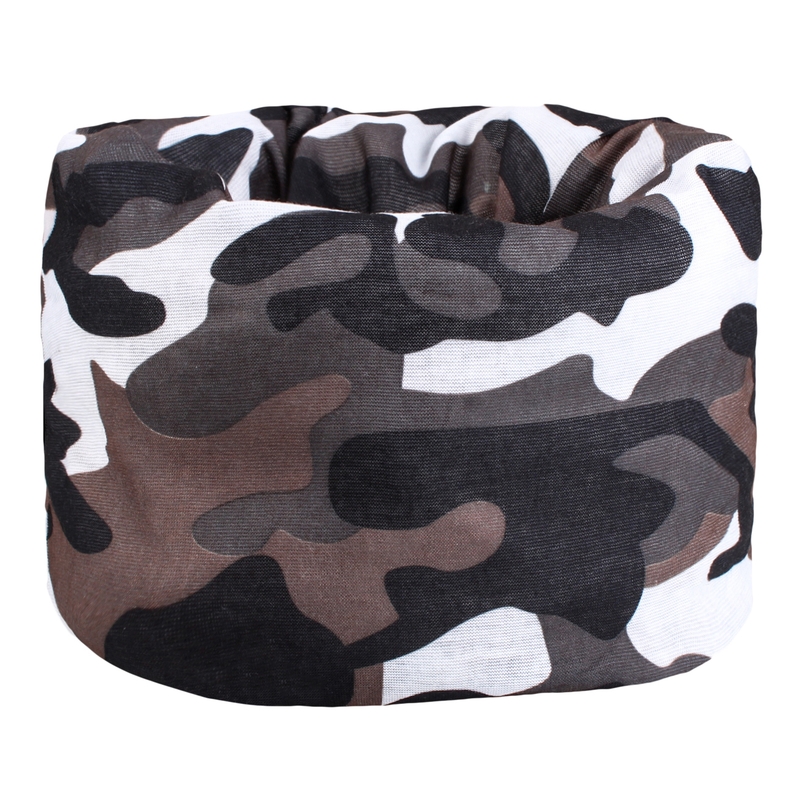 Πολυλειτουργικό κασκόλ μοτοσικλέτας RSA Camo γκρι