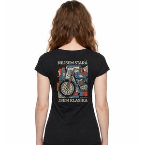 Γυναικείο T-shirt Nanosilver I AM A CLASSIC μαύρο