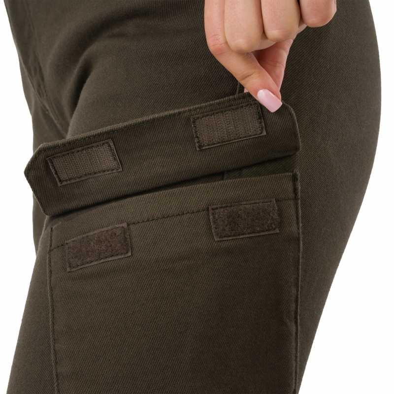 Γυναικείο κοντό τζιν μοτοσικλέτας Shima Recon πράσινο