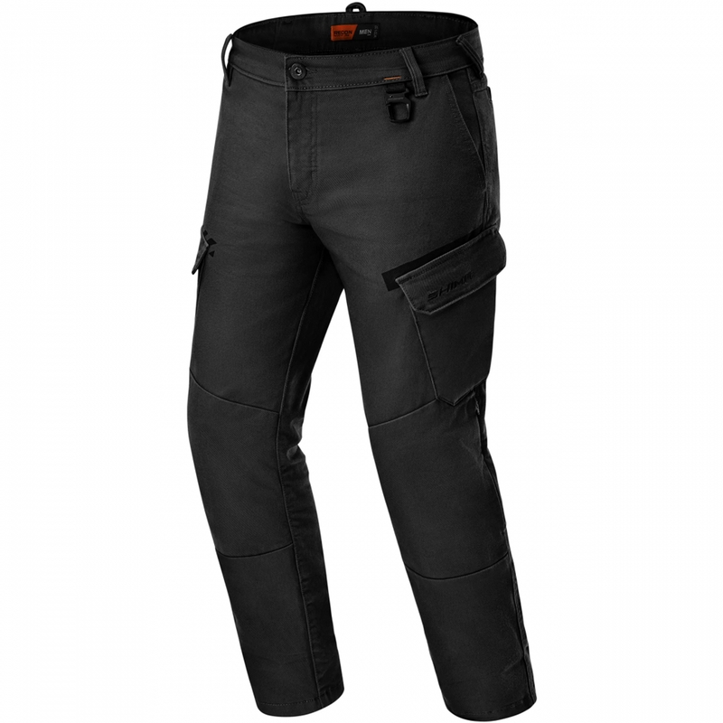 Μαύρα παντελόνια μοτοσικλέτας Shima Recon με μακριές τσέπες