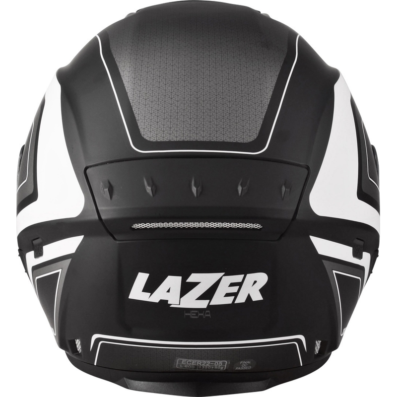 Ανοιχτό κράνος μοτοσικλέτας Lazer Tango Hexa μαύρο και λευκό