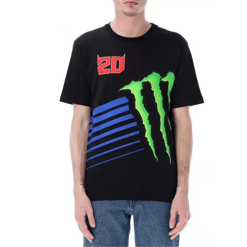 Μπλούζα Fabio Quartararo με λογότυπο Monster Energy, μαύρο