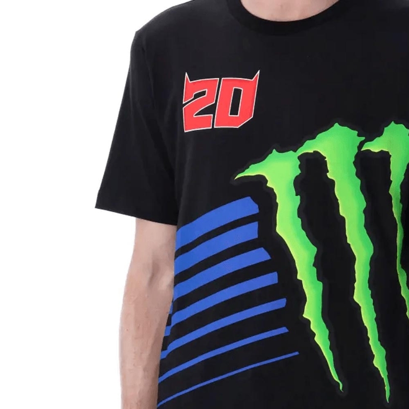 Μπλούζα Fabio Quartararo με λογότυπο Monster Energy, μαύρο