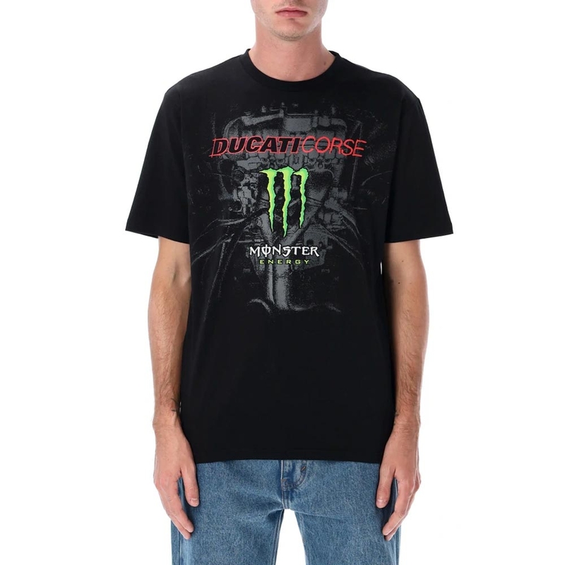 Μπλούζα Ducati Corse Monster Energy μαύρη