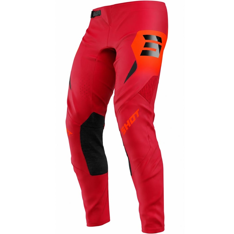 Παντελόνι Shot Aerolite Phase Motocross Κόκκινο