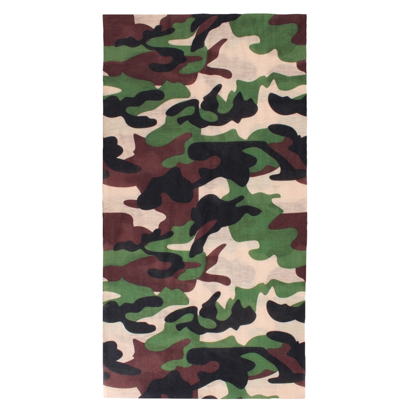 Πολυλειτουργικό κασκόλ μοτοσικλέτας RSA Camo πράσινο