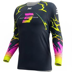 Μπλε φανέλα Shot Contact Rac motocross
