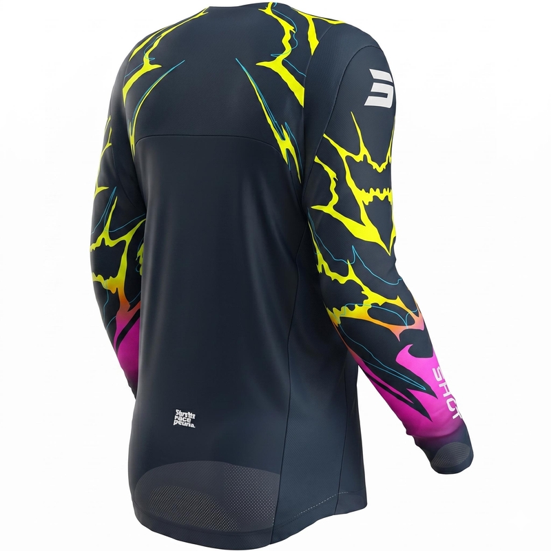 Μπλε φανέλα Shot Contact Rac motocross