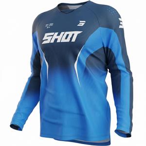 Μπλε φανέλα μοτοκρός Shot Draw Clash