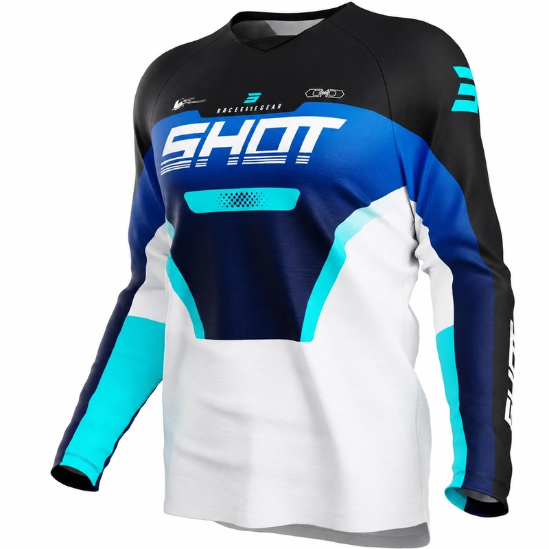 Παιδική Μπλούζα Motocross Shot Draw Struck Μπλε