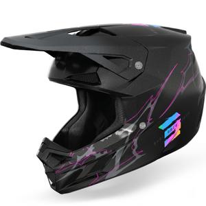 Κράνος Shot Speed Rac για παιδιά Motocross σε μαύρο χρώμα