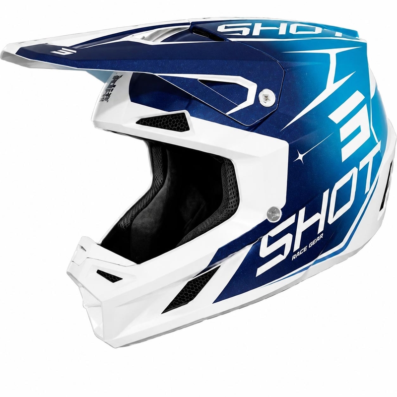 Κράνος Shot Speed Side Motocross Pearl Blue