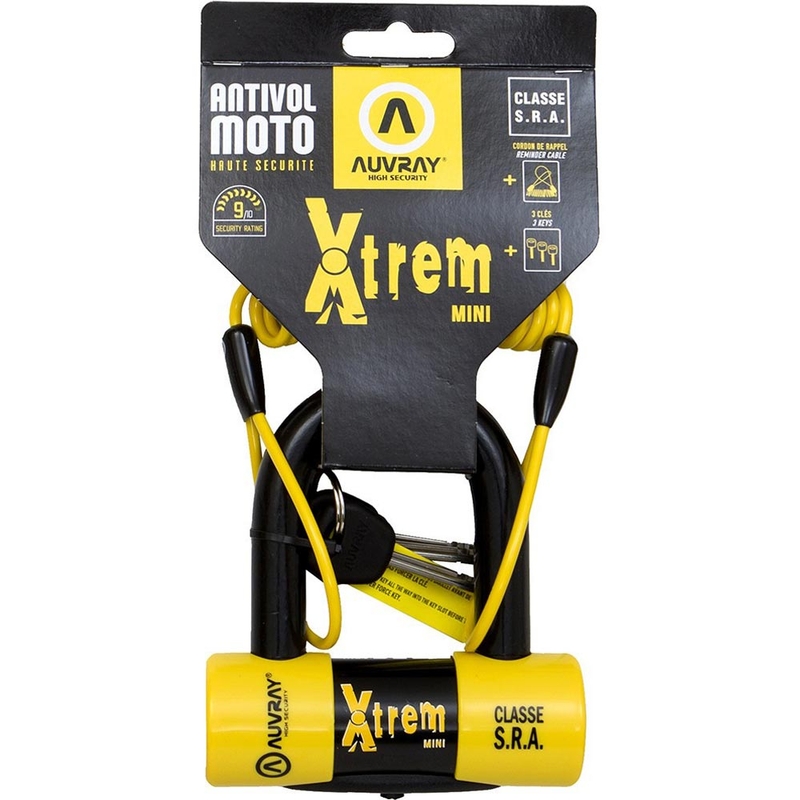 Κλείδωμα δισκόφρενου Auvray XTREM Mini 16 mm κίτρινο