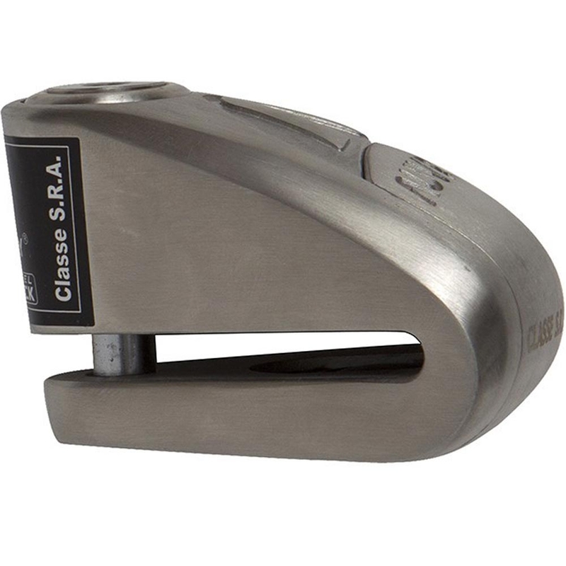 Κλείδωμα δισκόφρενου Auvray B-Lock 10 με συναγερμό 120 dB, ατσάλινο ασημί