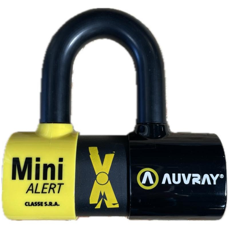 Κλείδωμα δισκόφρενου Auvray XTREM Mini Alert με συναγερμό, μαύρο