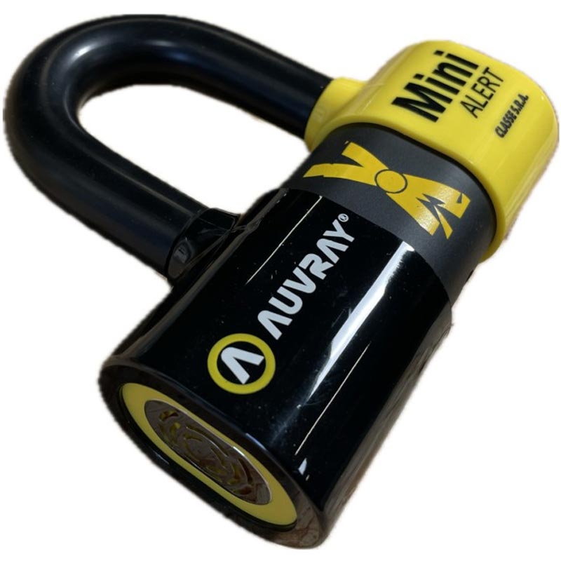 Κλείδωμα δισκόφρενου Auvray XTREM Mini Alert με συναγερμό, μαύρο