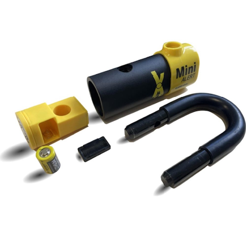 Κλείδωμα δισκόφρενου Auvray XTREM Mini Alert με συναγερμό, μαύρο