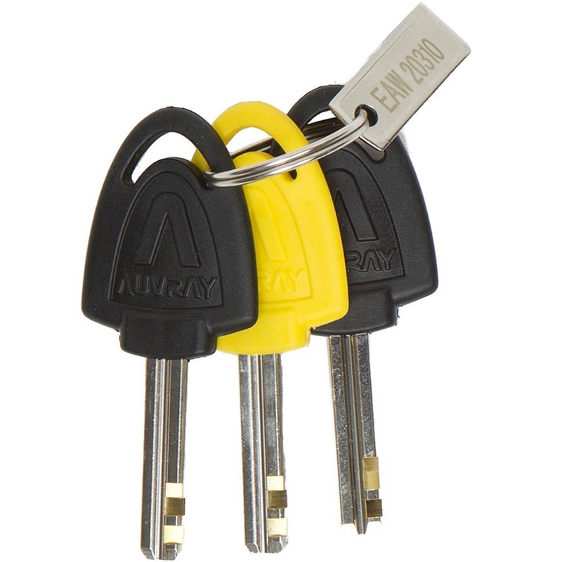 Κλείδωμα δισκόφρενου Auvray B-Lock 14 με συναγερμό, μαύρο