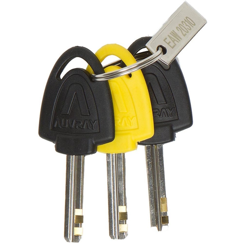 Κλείδωμα δισκόφρενου Auvray B-Lock 06 με συναγερμό 120 dB, κίτρινο