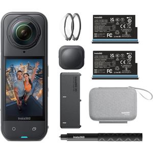 Κάμερα δράσης Insta360 X5 Essentials Bundle, μαύρη