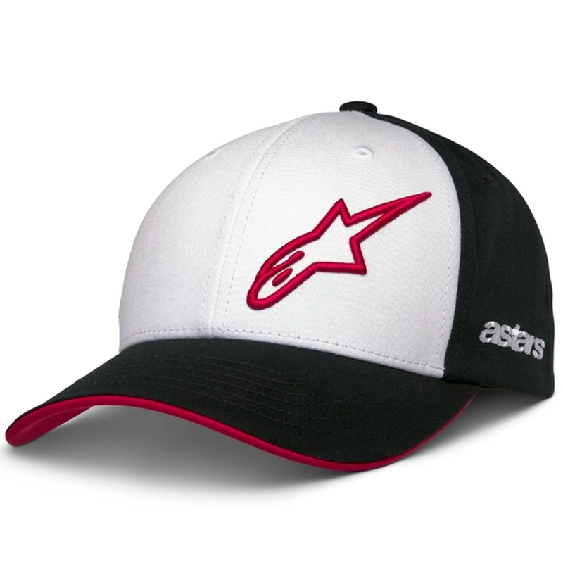 Alpinestars Sessionized Snapback καπέλο λευκό-μαύρο-κόκκινο