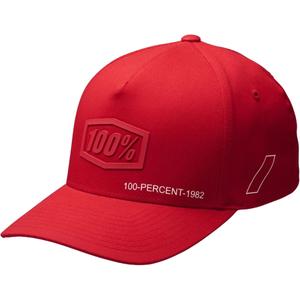 Καπέλο 100% Shadow Flexfit κόκκινο