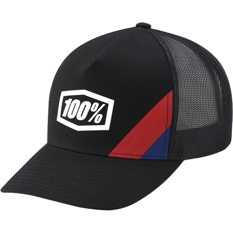 100% Cornestone X-Fit Trucker καπέλο μαύρο