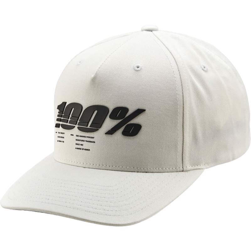 Καπέλο 100% Staunch Snapback λευκό