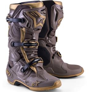 Μπότες Μοτοσικλέτας Alpinestars TECH 10 Limited Edition AIR GOLD Καφέ Χρυσό