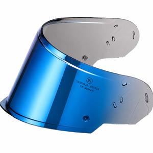 Ζελατίνα για κράνη Cassida Modulo 2.1 Plus Carbon με προετοιμασία Pinlock, μπλε χρώμιο