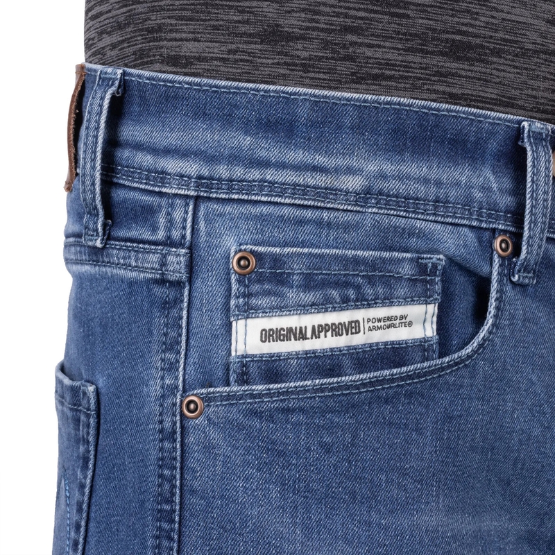 Τζιν μοτοσικλέτας Oxford Original Approved Tailor AA Ανοιχτό μπλε