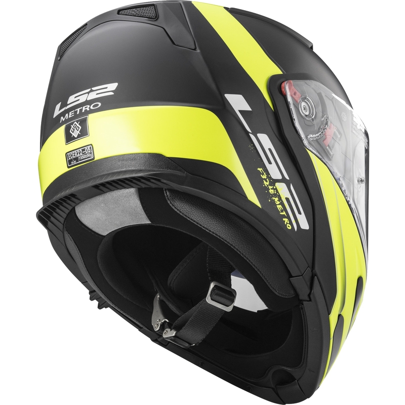 Vyklápěcí přilba LS2 FF324 Metro Rapid černo-fluo žlutá výprodej
