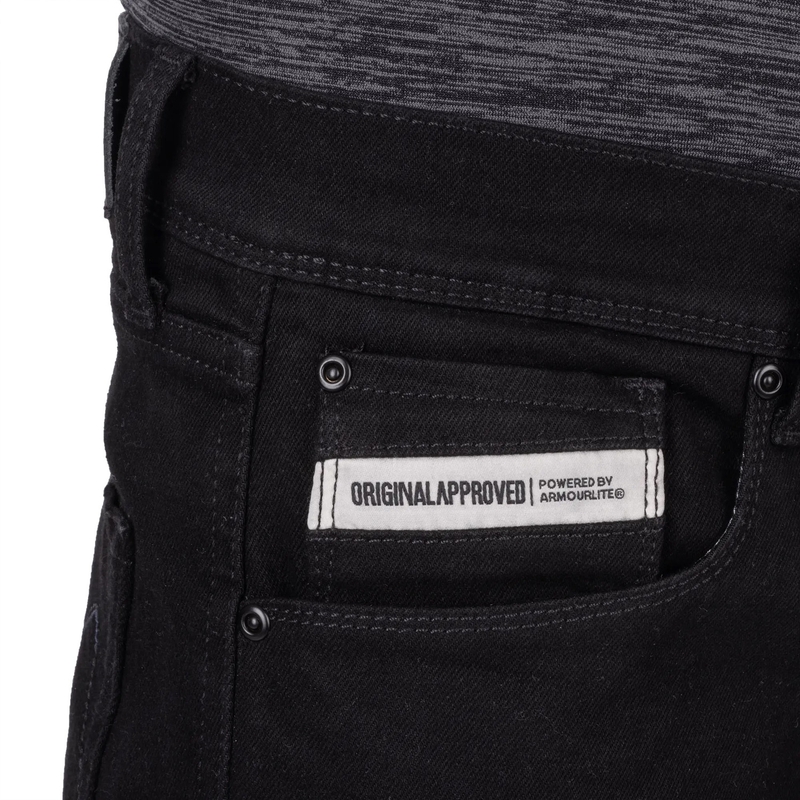 Τζιν μοτοσικλέτας Oxford Original Approved Tailor AA, μαύρο
