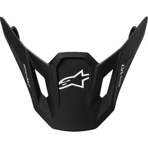 Ζελατίνα κράνους Alpinestars Supertech S-M7 Solid μαύρη