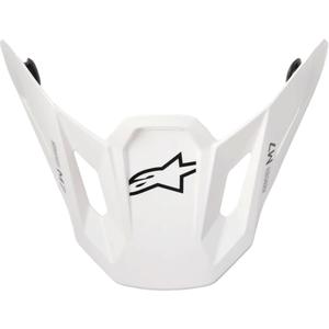 Ζελατίνα κράνους Alpinestars Supertech S-M7 Solid λευκή