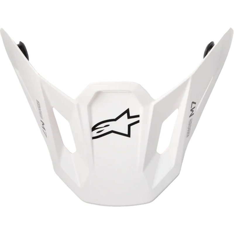Ζελατίνα κράνους Alpinestars Supertech S-M7 Solid λευκή