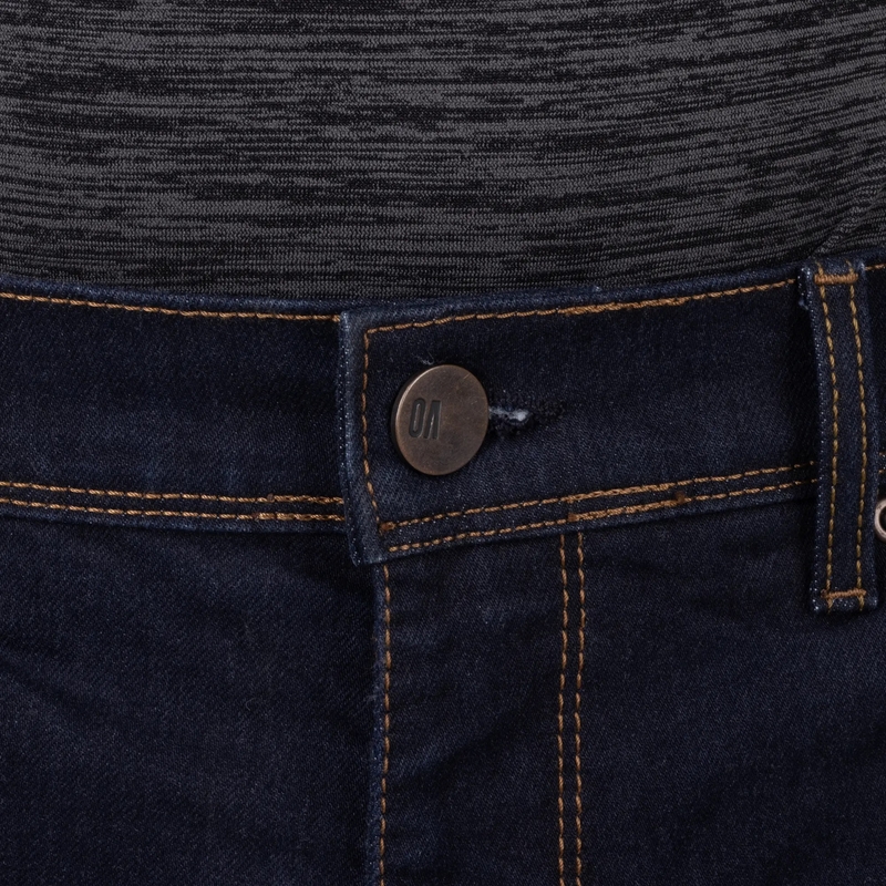 Τζιν μοτοσικλέτας Oxford Marshal AAA Slim Fit, μαύρο