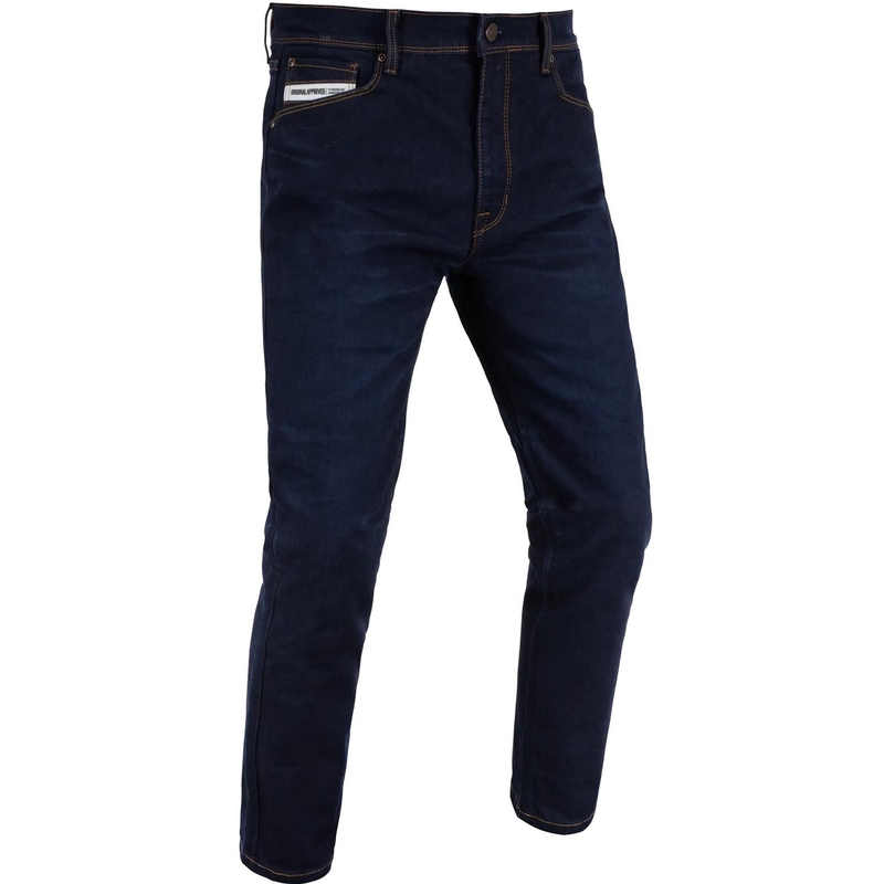 Τζιν μοτοσικλέτας Oxford Marshal AAA Slim Fit, μαύρο