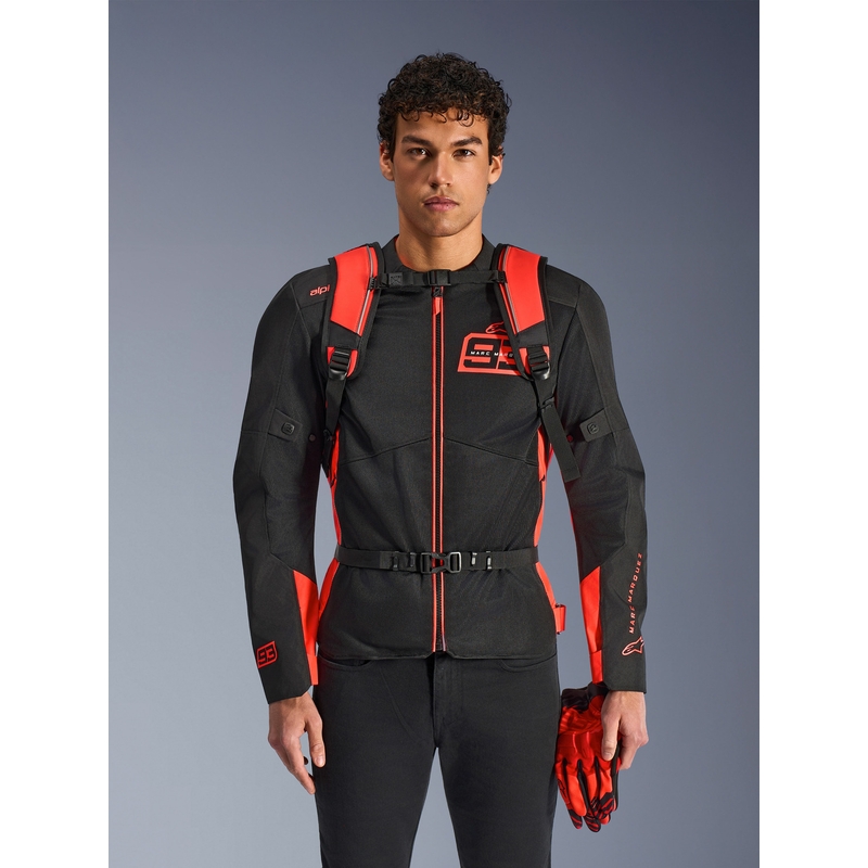 Σακίδιο πλάτης Alpinestars AMP-3 MM93 κόκκινο φθορίου-κόκκινο-μαύρο 17 l
