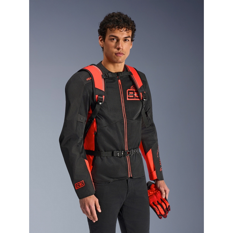 Σακίδιο πλάτης Alpinestars AMP-3 MM93 κόκκινο φθορίου-κόκκινο-μαύρο 17 l