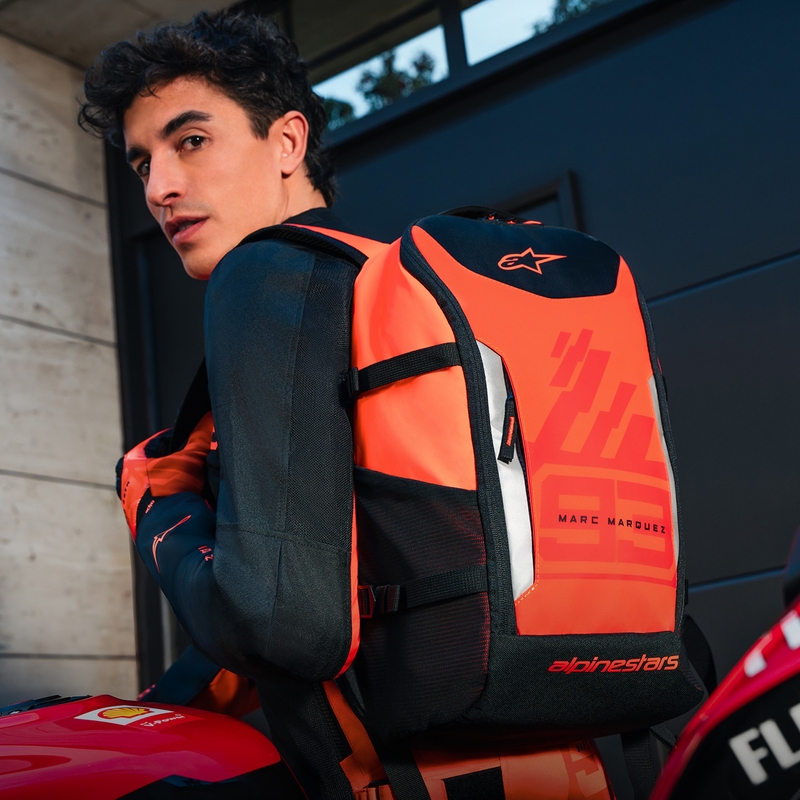 Σακίδιο πλάτης Alpinestars AMP-3 MM93 κόκκινο φθορίου-κόκκινο-μαύρο 17 l