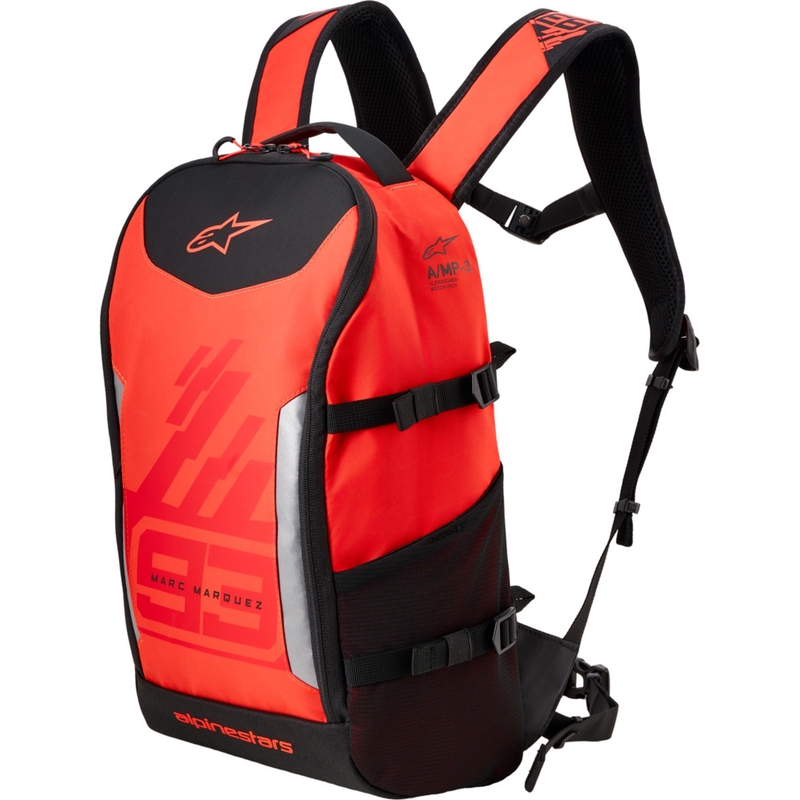 Σακίδιο πλάτης Alpinestars AMP-3 MM93 κόκκινο φθορίου-κόκκινο-μαύρο 17 l